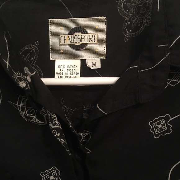 BEAUTIFUL VINTAGE CHAUS SPORT SHIRT-80’s WITH TAGS - Picture 6 of 8